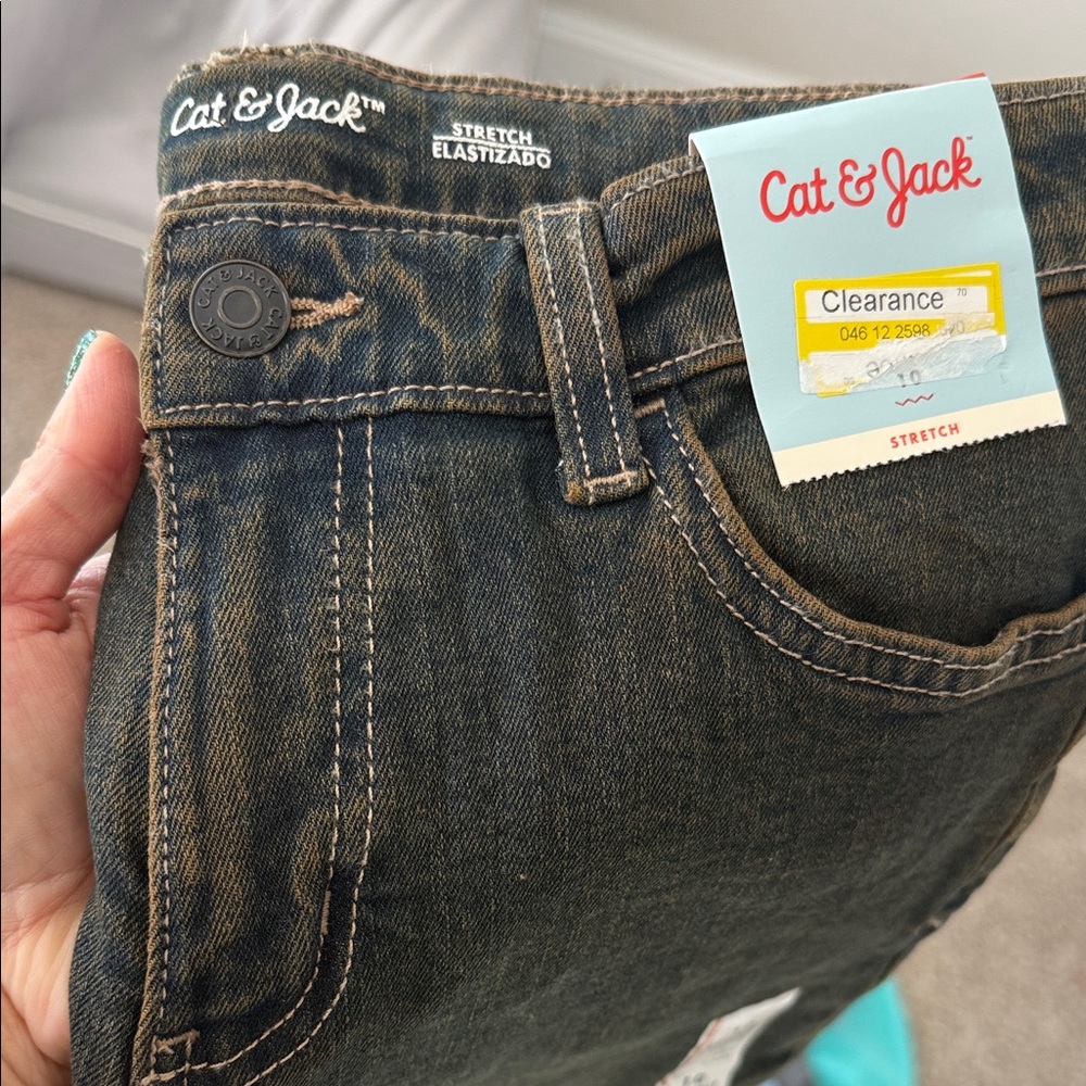 Cat & Jack Sz 10/12 boys bundle- jeans,shirt,swim - Picture 9 of 10